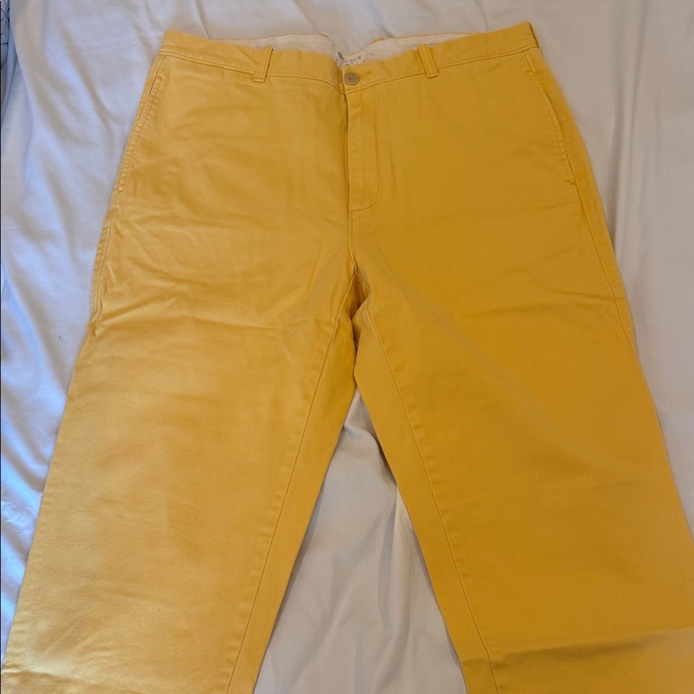 J. Crew Factory Men's Sunlit Yellow Chinos